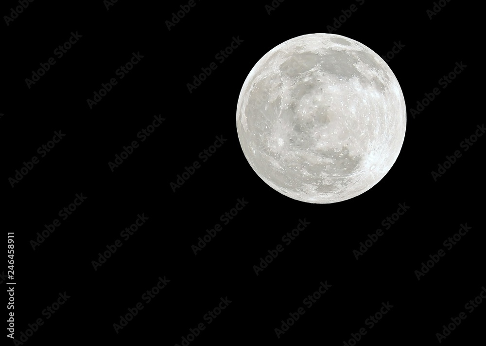Fototapeta premium Big Full Moon on the dark