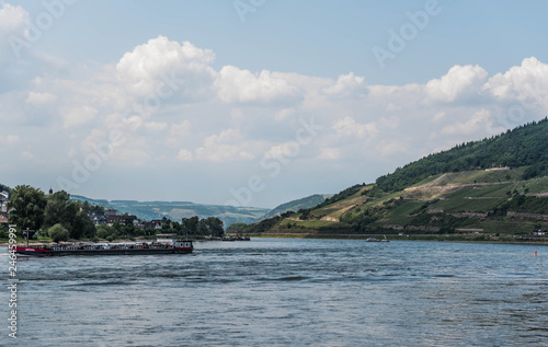 Deutschland Rheintal Burg Rheinstein und Umgebung