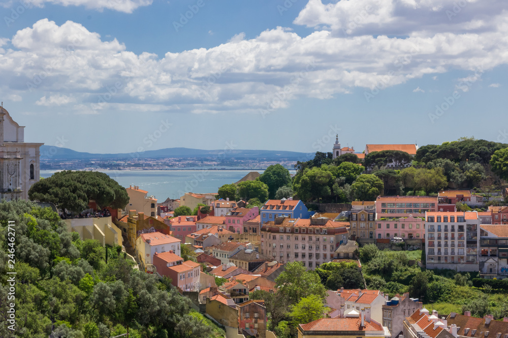Top view at Lisboa, Portugal