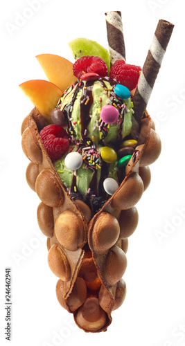 Hong kong or bubble waffle ...