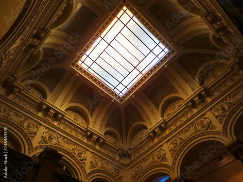 ceiling of old building