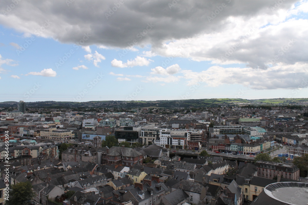 Cork view from the tower, Ireland