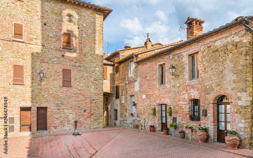 Panicale, idyllic village in the Province of Perugia, Umbria, Italy.