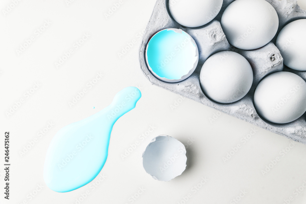 Eggs carton. Minimal concept. Minimal background. Creative concept design. Eggs carton. Minimal concept. Minimal background. Creative concept design.