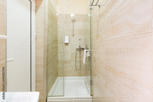 Interior of a hotel bathroom