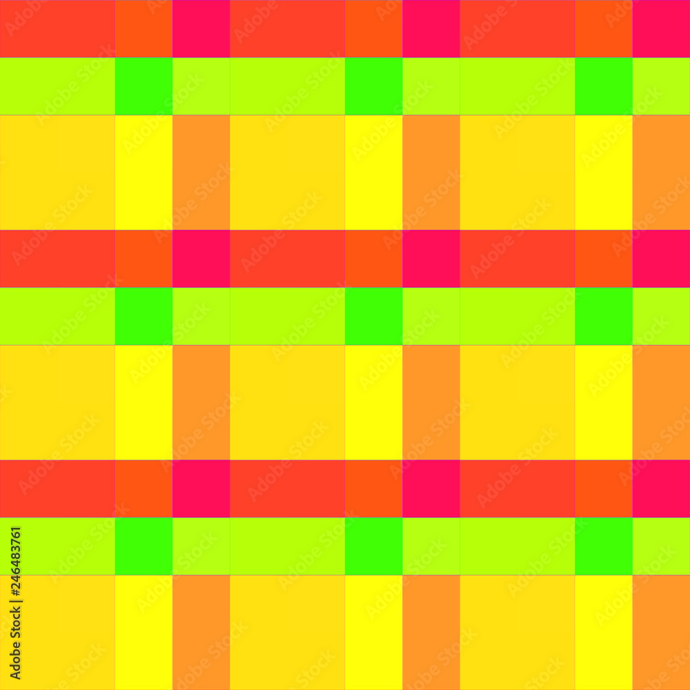 Seamless pattern background from a variety of multicolored squares.