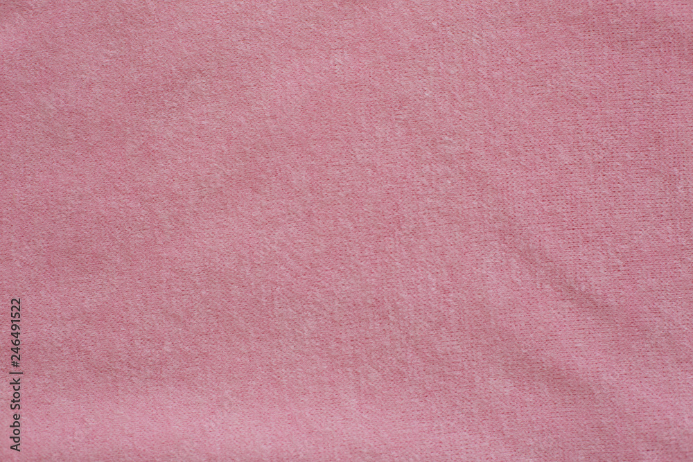 Fototapeta premium Angora fabric pink color. pink fabric. the fabric is wool. knitwear