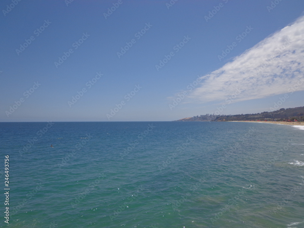 sea and blue sky