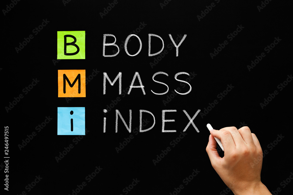 Fototapeta premium BMI - Body Mass Index Acronym Concept