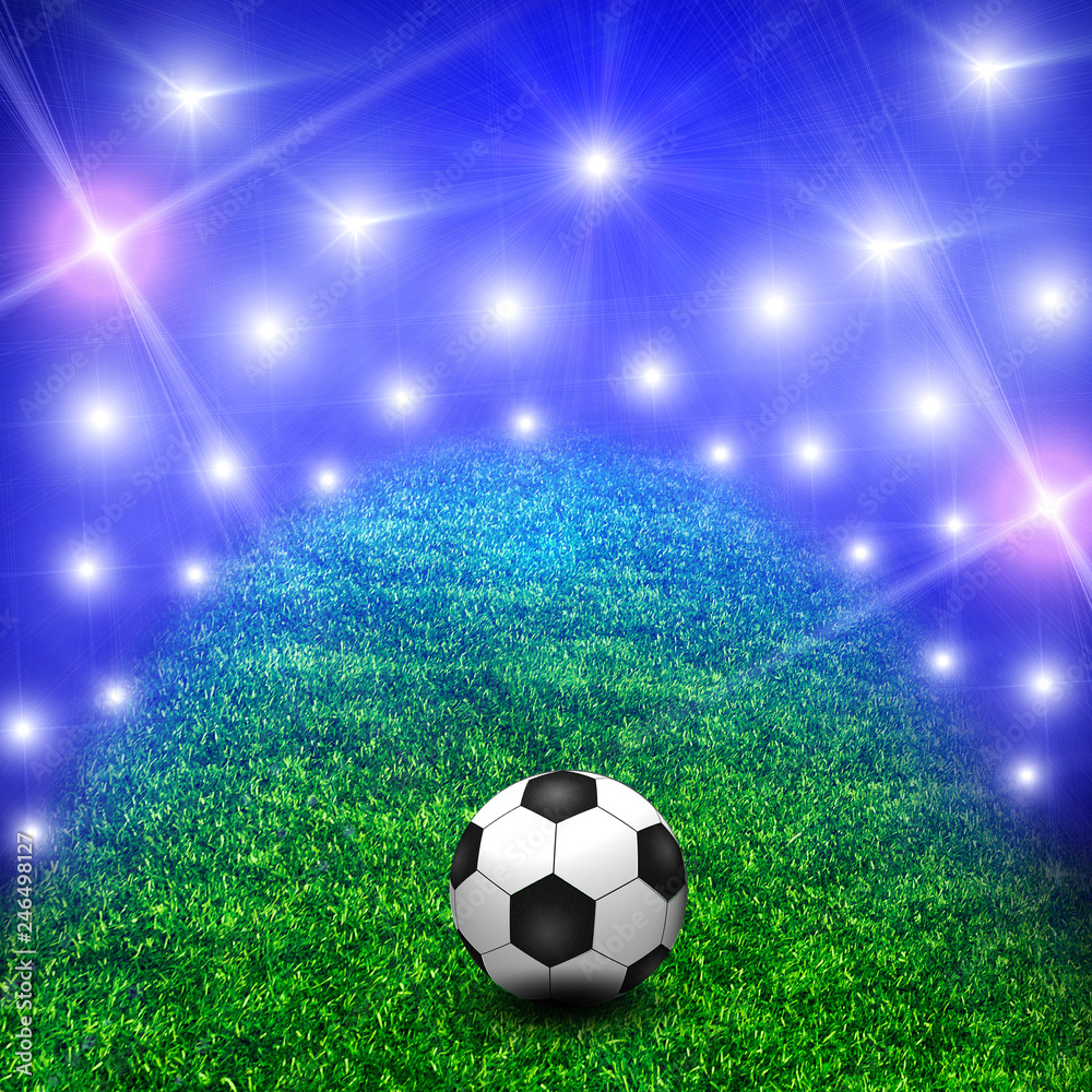 Fototapeta premium The grass from golf field. Texture of green grass