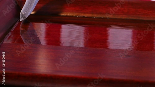 Restoring Mahogany surface
