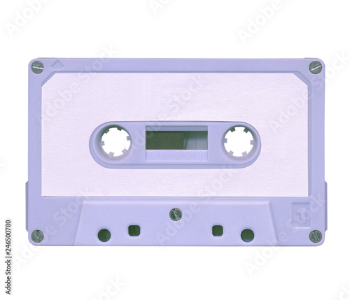 violet tape cassette