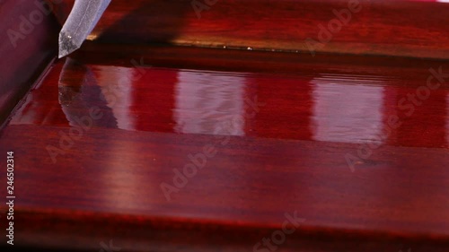 Refinishing Mahogany table 