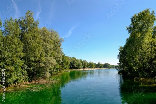 Kuhsee in Hochzoll, Augsburg, Swabia, Bavaria, Germany, Europe photo