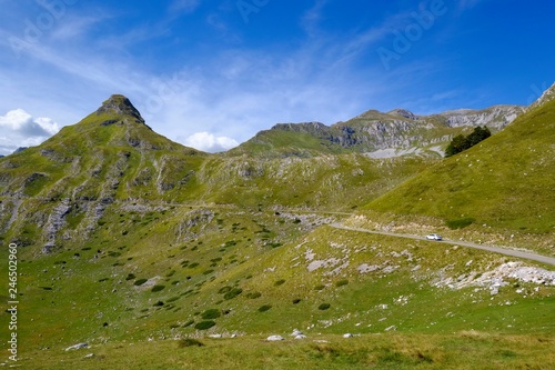 Mount Stozina, pass road P14 in the Durmitor massif, Durmitor National Park, near Zabljak, Montenegro, Europe photo