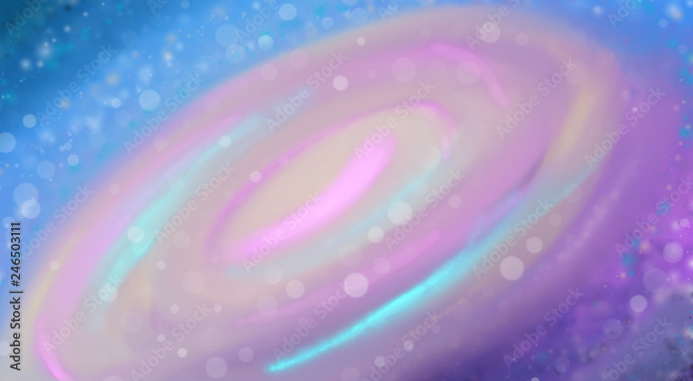 Abstract background, Colorful galaxy.