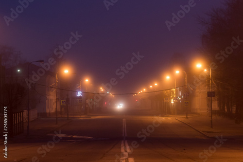 Fototapeta Naklejka Na Ścianę i Meble -  the street at night