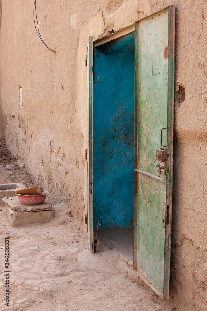Blue Doorway in Djenné, Mali