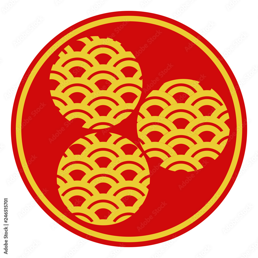 Chinese new year label Chinese new year label