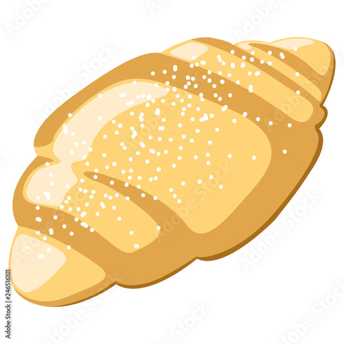 Croissant with sesame