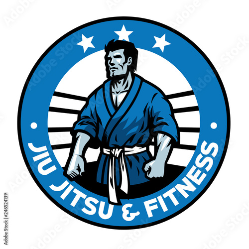 jiujitsu badge design