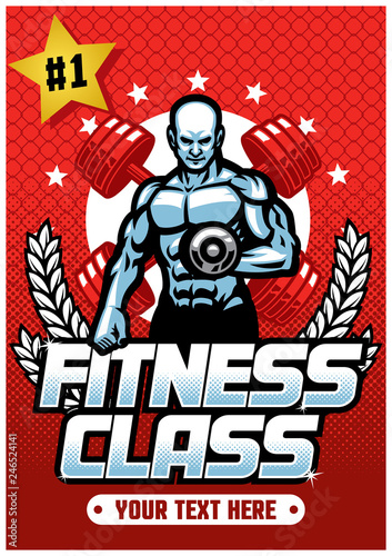 fitness class poster