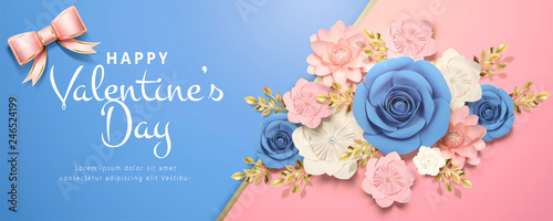 Happy Valentine's day banner