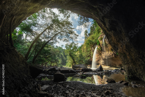 Natural Haew Suwat Waterfall photo