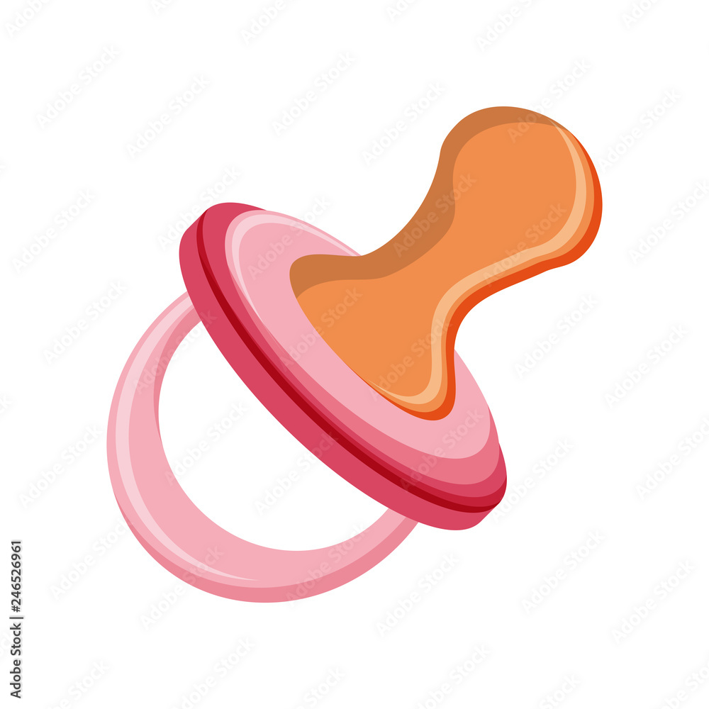 Baby pacifier symbol