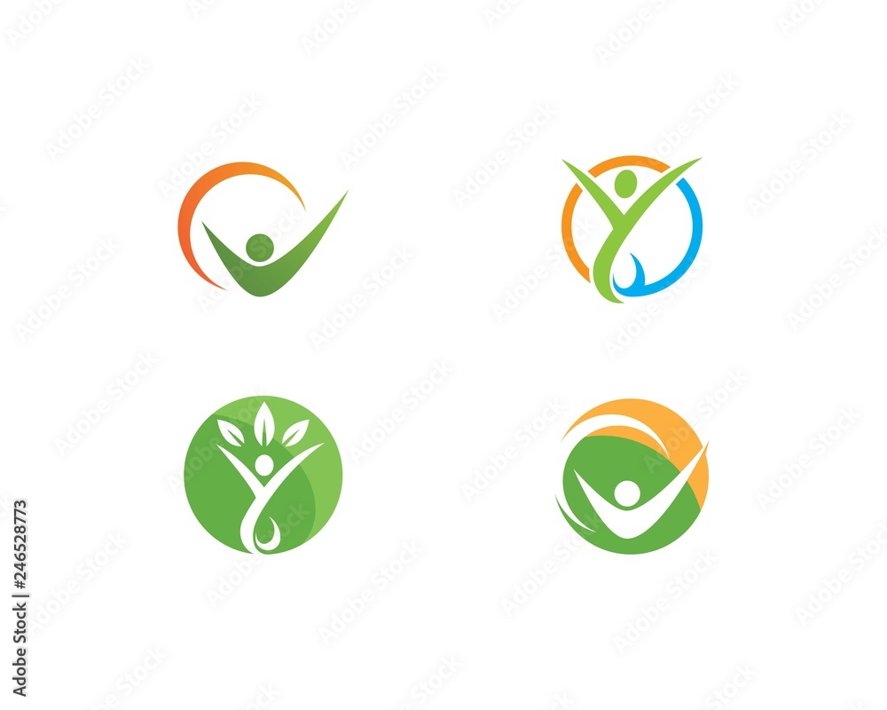 Healthy Life Logo template Healthy Life Logo template
