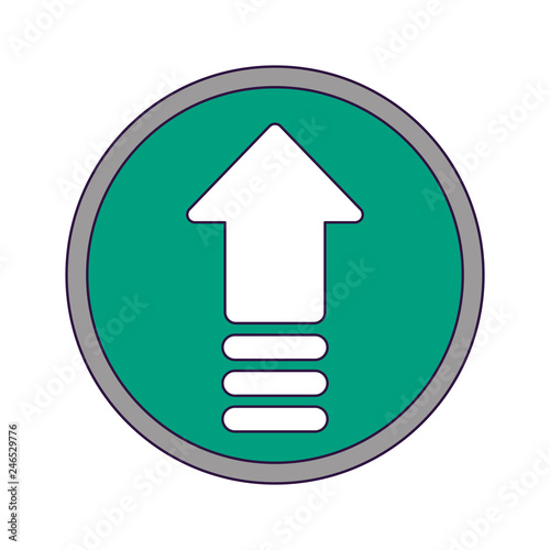 upload arrow up button
