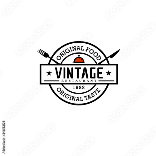 Vintage Food & Restaurant Logo Templates