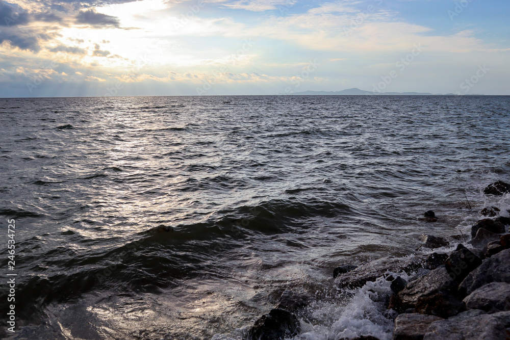 Fototapeta premium sunset over sea