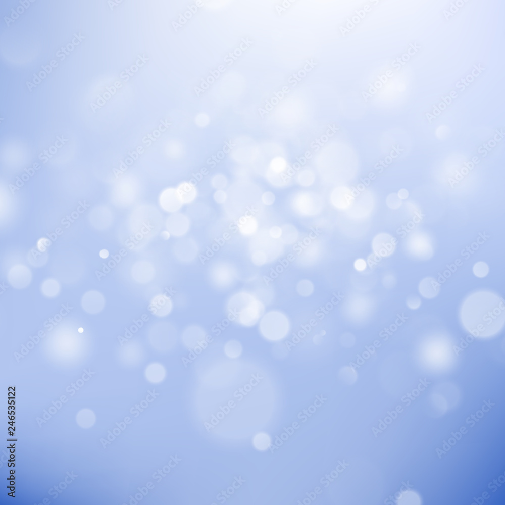 Christmas bokeh lights. Abstract bokeh background. Refocused blurred template.