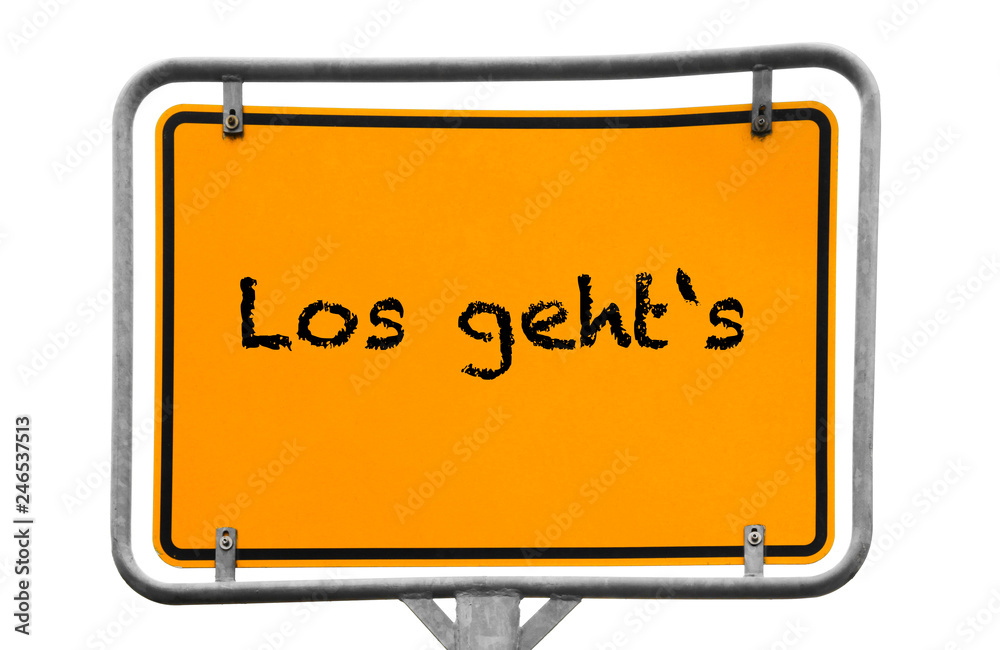 Los geht's Wegweiser Los geht's Wegweiser