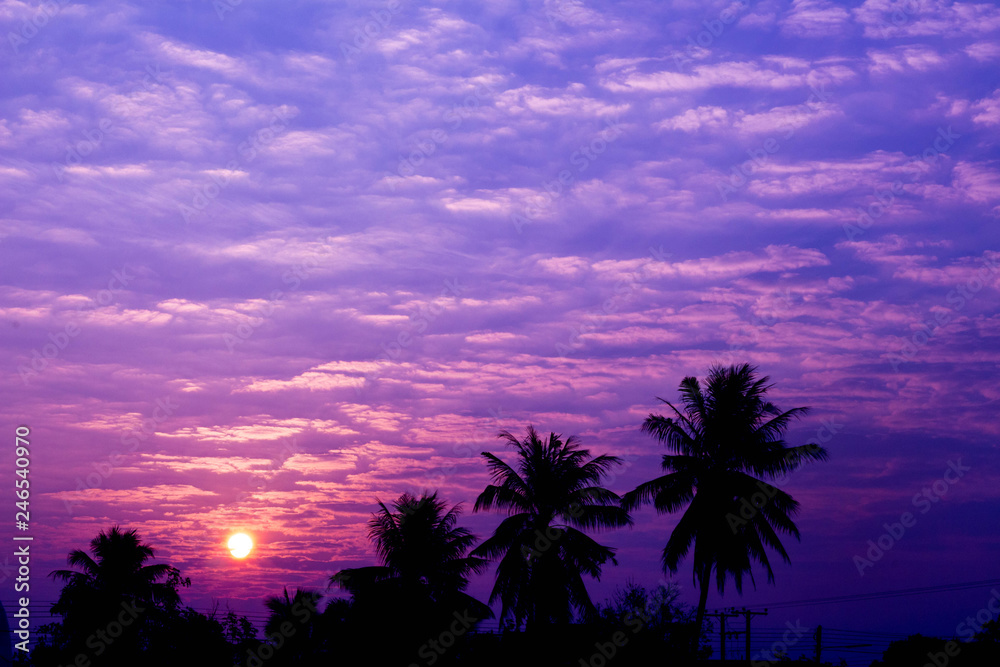 Blue sky background