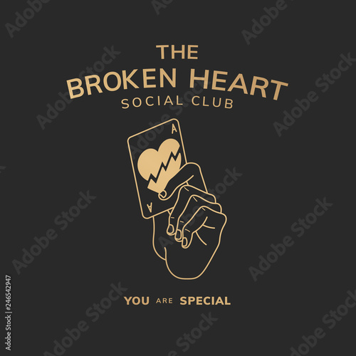 The broken heart club illustration