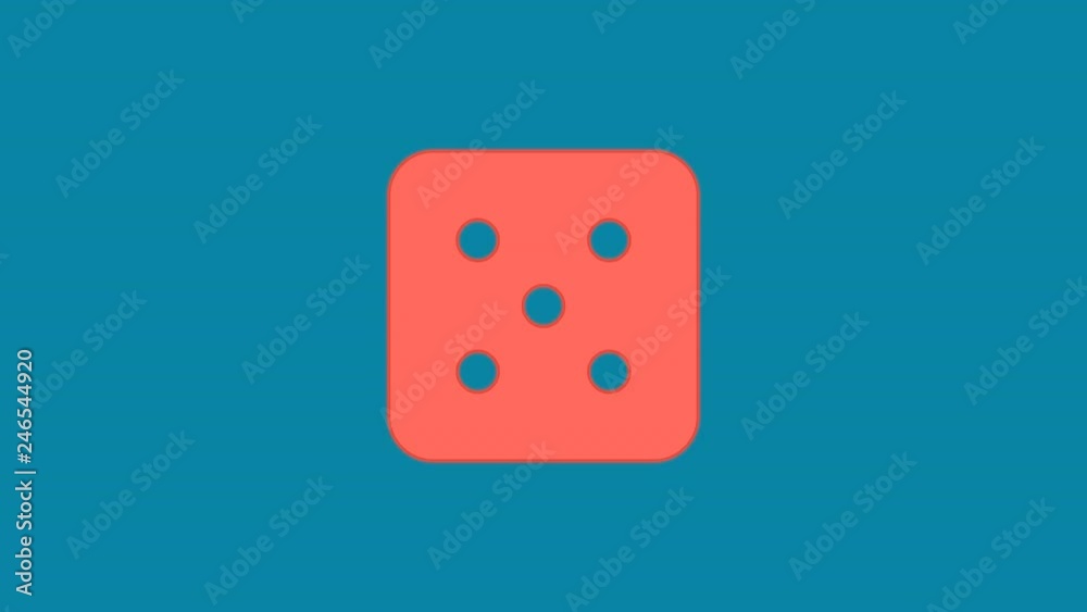 Behind the squares appears the symbol dice five. In - Out. Alpha channel Premultiplied - Matted with color RGB (8,132,164) Behind the squares appears the symbol dice five. In - Out. Alpha channel Premultiplied - Matted with color RGB (8,132,164)