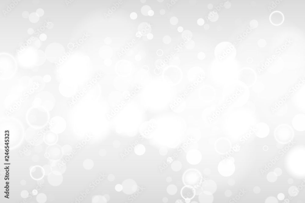 Silver and white bokeh lights defocused. Abstract background. Elegant, shiny, blurred light background. Magic christmas background. EPS 10. Silver and white bokeh lights defocused. Abstract background. Elegant, shiny, blurred light background. Magic christmas background. EPS 10.