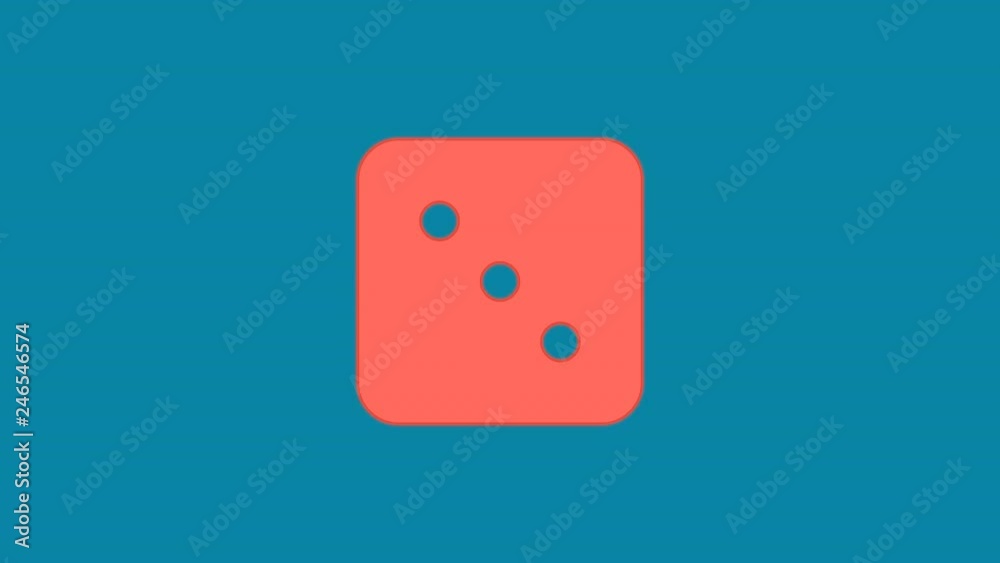 Behind the squares appears the symbol dice three. In - Out. Alpha channel Premultiplied - Matted with color RGB (8,132,164) Behind the squares appears the symbol dice three. In - Out. Alpha channel Premultiplied - Matted with color RGB (8,132,164)