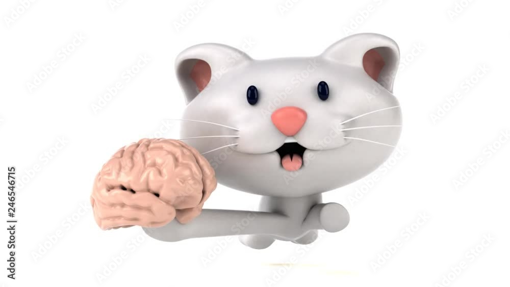 Fun cat running - 3D Animation Fun cat running - 3D Animation