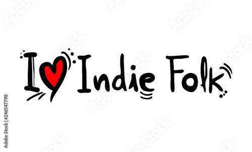 Indie Folk music style love