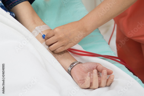 Hemodialysis machines with tubing.,transplantation,medical equipment concept.