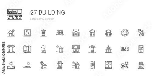 building icons set