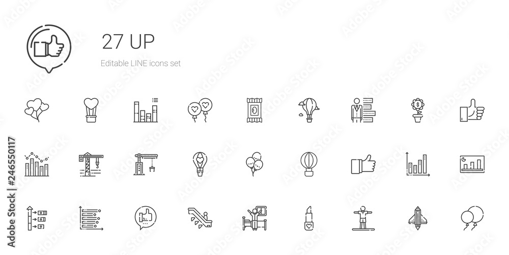 up icons set up icons set