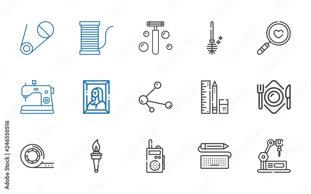 Fototapeta premium tool icons set