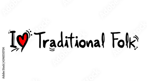 Traditional Folk music style