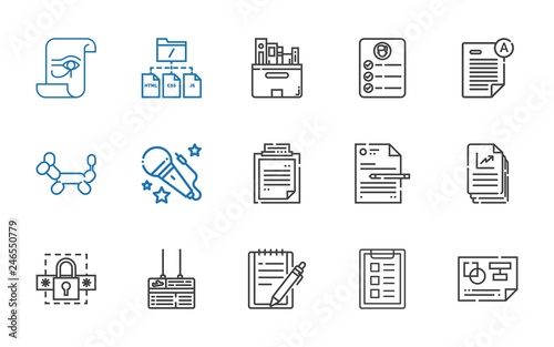 form icons set