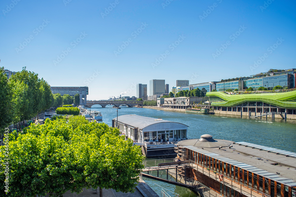 View of river Seine in Paris during day