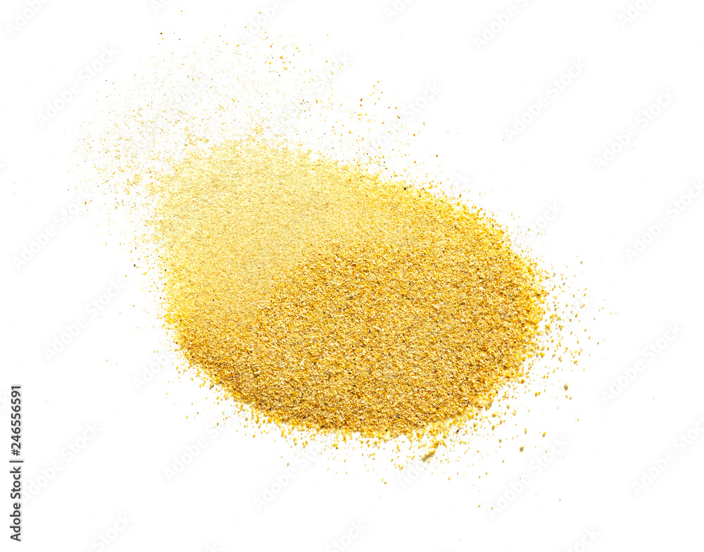 Sand isolated on white screen Sand isolated on white screen